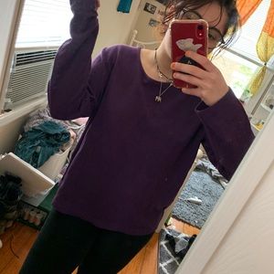 Long sleeve ribbed tee